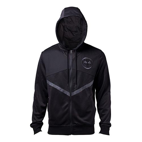 MARVEL COMICS Black Panther Men's Logo Full Length Zipper Hoodie