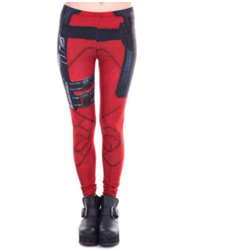 Red Hero Leggings
