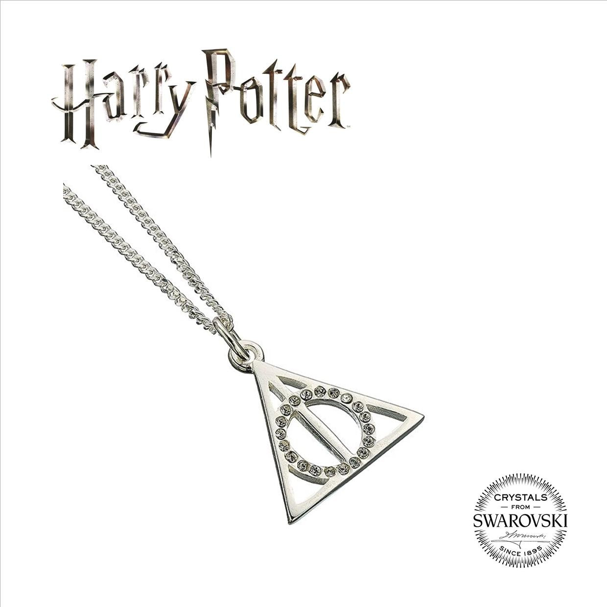 HARRY POTTER EMBELLISHED WITH SWAROVSKI® CRYSTALS DEATHLY HALLOWS NECKLACE