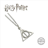 HARRY POTTER EMBELLISHED WITH SWAROVSKI® CRYSTALS DEATHLY HALLOWS NECKLACE