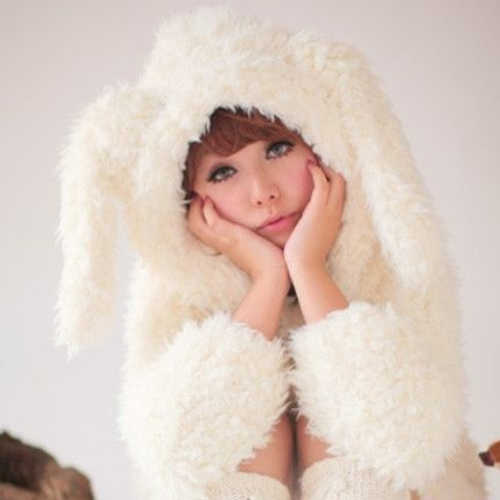 Kawaii Rabbit Long Ears Fluffy Coat High Quality -COAT