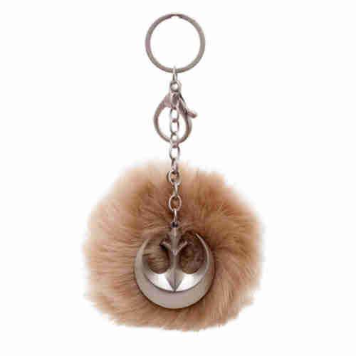 Rogue One Jyn Furry Pom Handbag Charm