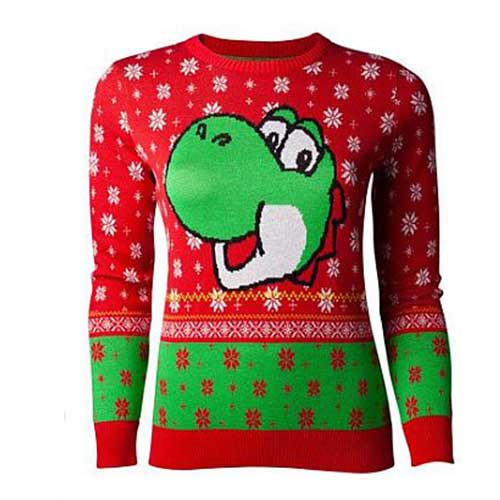 Nintendo - Super Mario Yoshi Knitted Women's Jumper