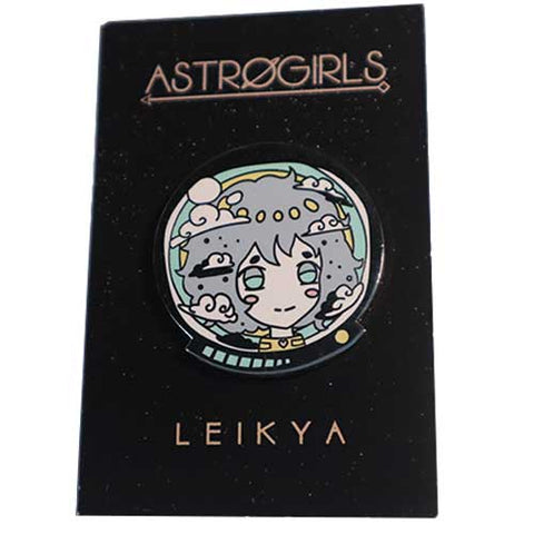 Astrogirls Laka Space Dog Pin Badge