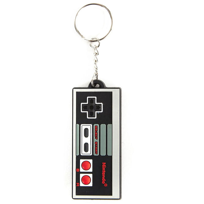 NINTENDO Original NES Controller Rubber Keychain (KE141769NTN)