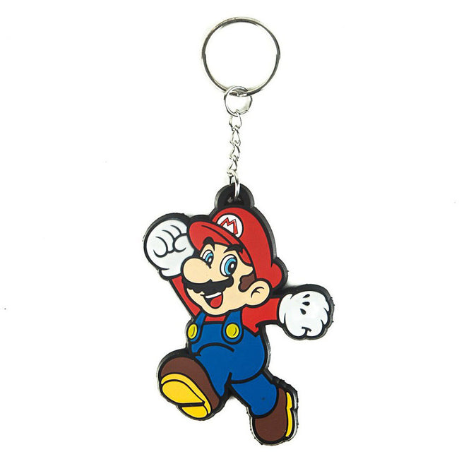 NINTENDO Super Mario Bros. Mario Rubber Keychain (KE141768NTN)