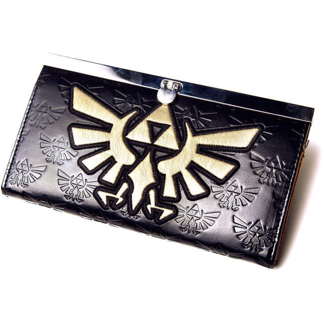 NINTENDO Legend of Zelda Girls Gold Link Logo Purse Wallet