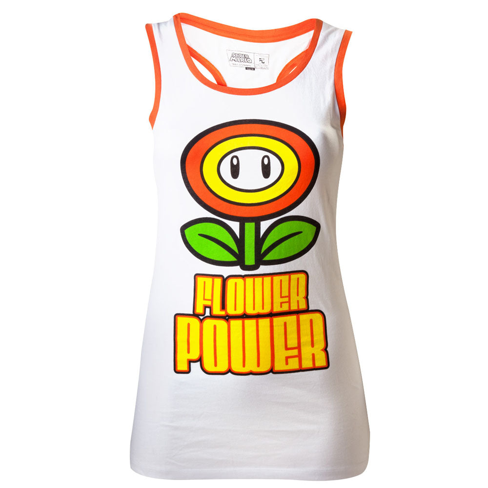NINTENDO Super Mario Bros. Female Flower Power Tank Top