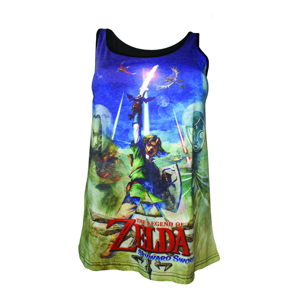 NINTENDO Legend of Zelda Skyward Sword Women's Sublimation Tank Top