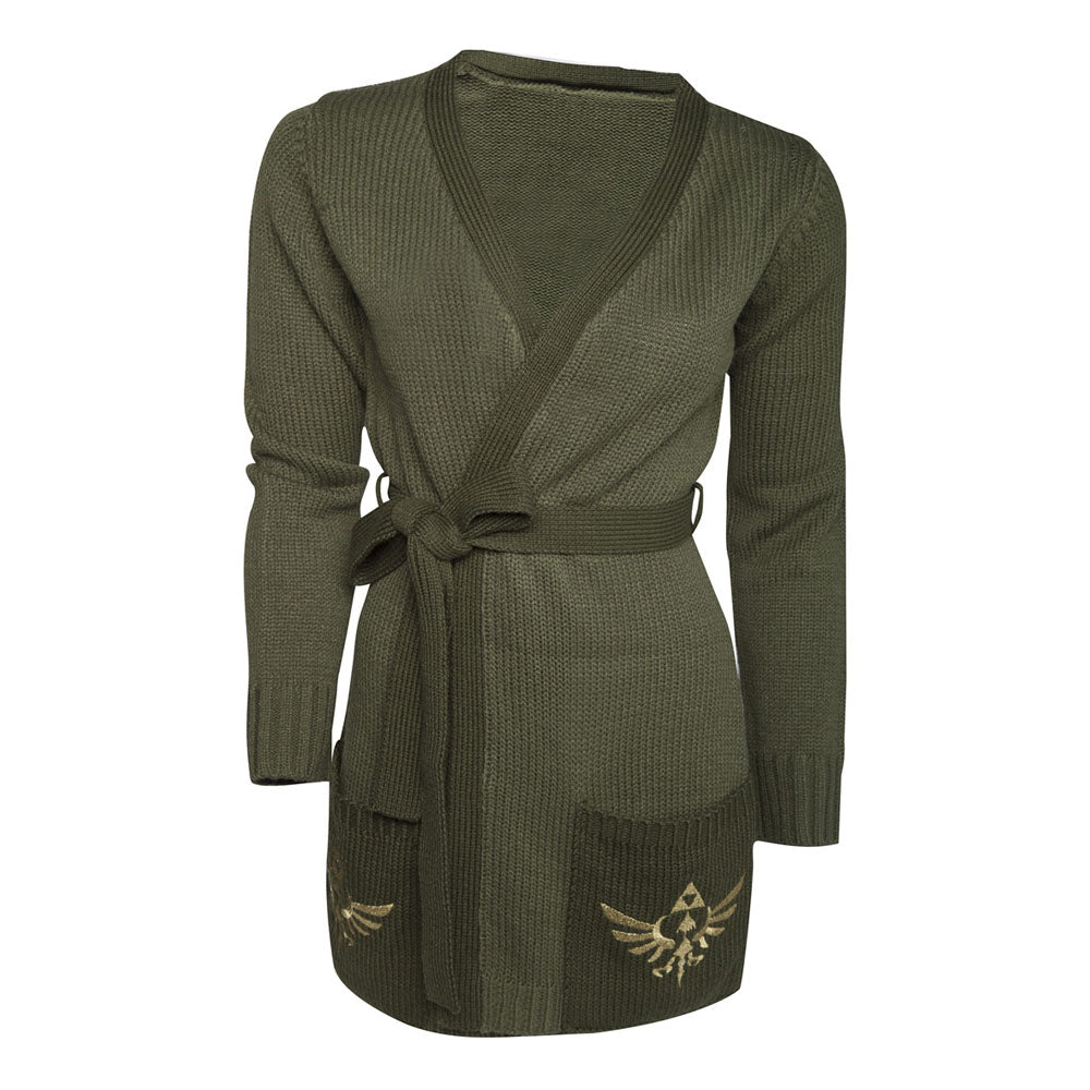 NINTENDO Legend of Zelda Skyward Sword Woven Knitted Full Length Cardigan
