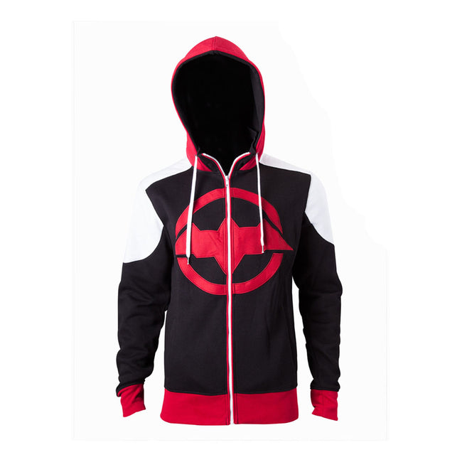 DC COMICS Batman Arkham Knight Red Hood Logo Hoodie