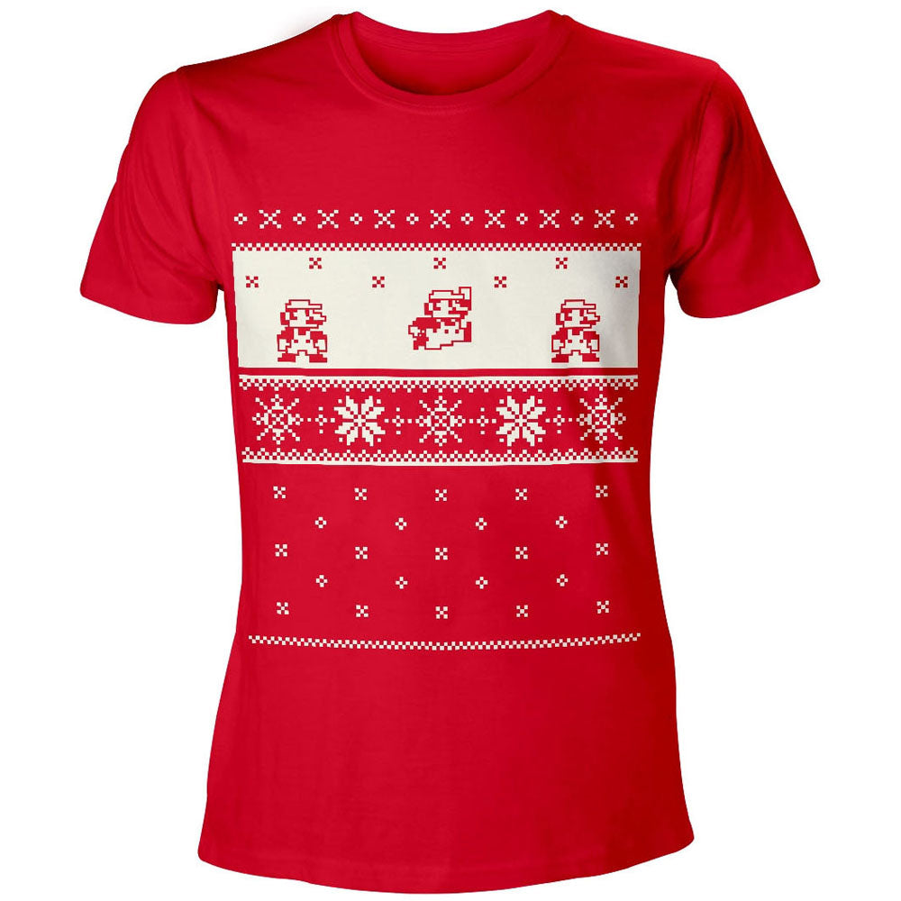 NINTENDO Super Mario Bros. Xmas Mario T-Shirt