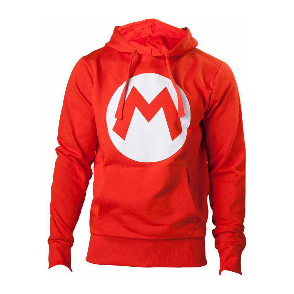 NINTENDO Super Mario Bros. Unisex Big Mario Logo Hoodie