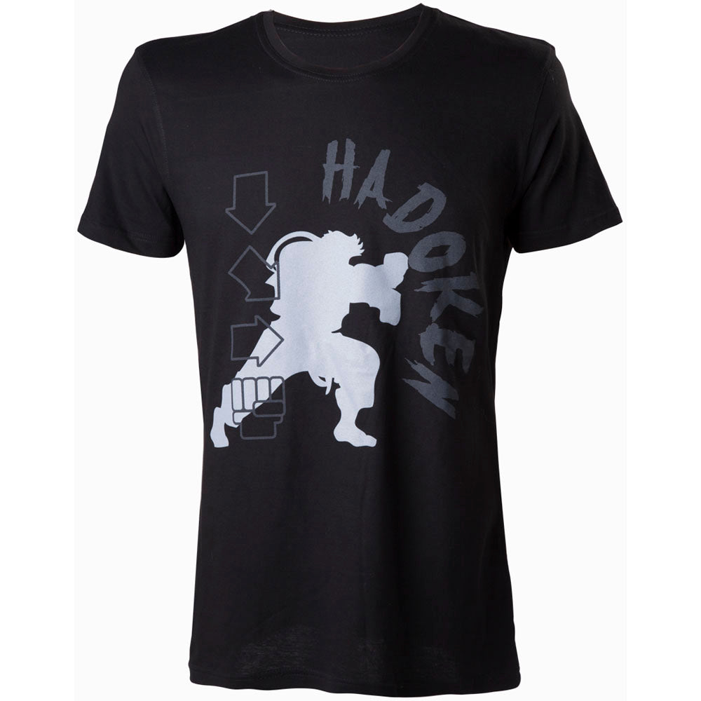 CAPCOM Street Fighter IV Hadoken T-Shirt, Small, Black