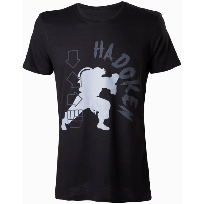 CAPCOM Street Fighter IV Hadoken T-Shirt, Small, Black