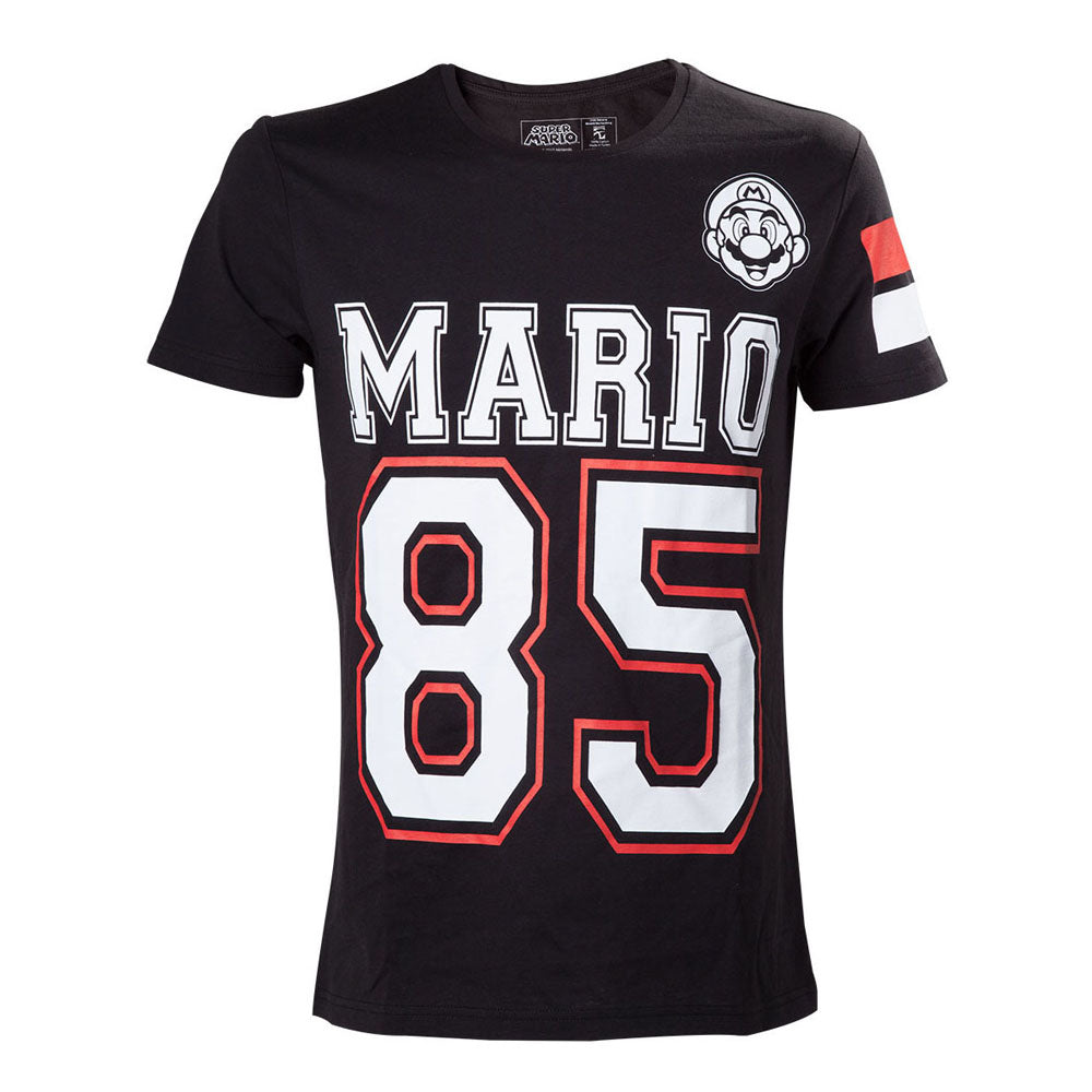 NINTENDO Super Mario Bros. Mario 85 Streetwear American Football Jersey T-Shirt,