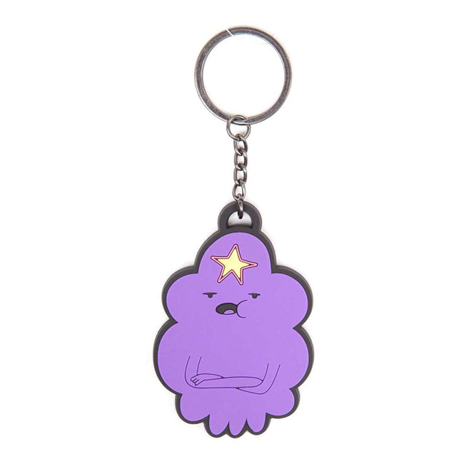 ADVENTURE TIME Lumpy Space Princess Rubber Keychain, One Size, Multi-Colour