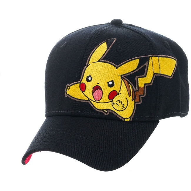 POKEMON Pikachu 'Ready for Battle' Baseball Cap, One Size, Black (BK2B92POK)