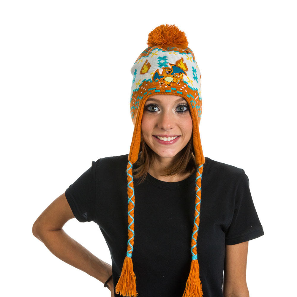 POKEMON Charizard Laplander Earflap Beanie, One Size, Multi-Colour (KC1XK7POK)