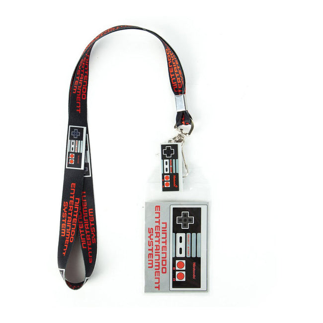 NINTENDO Original Classic NES Controller Lanyard, One Size, Multi-Colour (JE178601NTN)