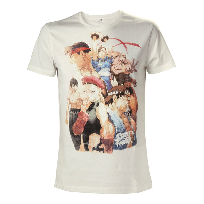CAPCOM Street Fighter IV Character Roster T-Shirt, White