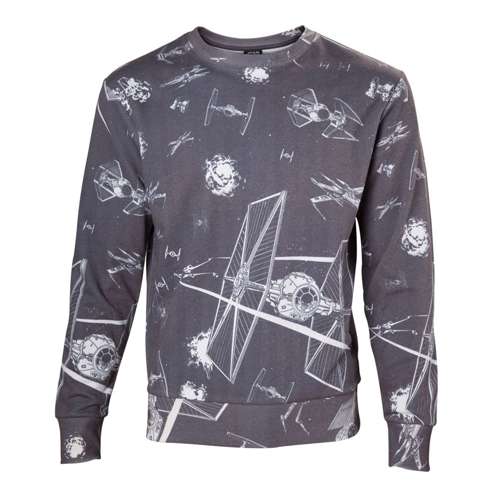 STAR WARS Male Imperial Fleet TIE Fighters All-Over Print Sublimation Sweater