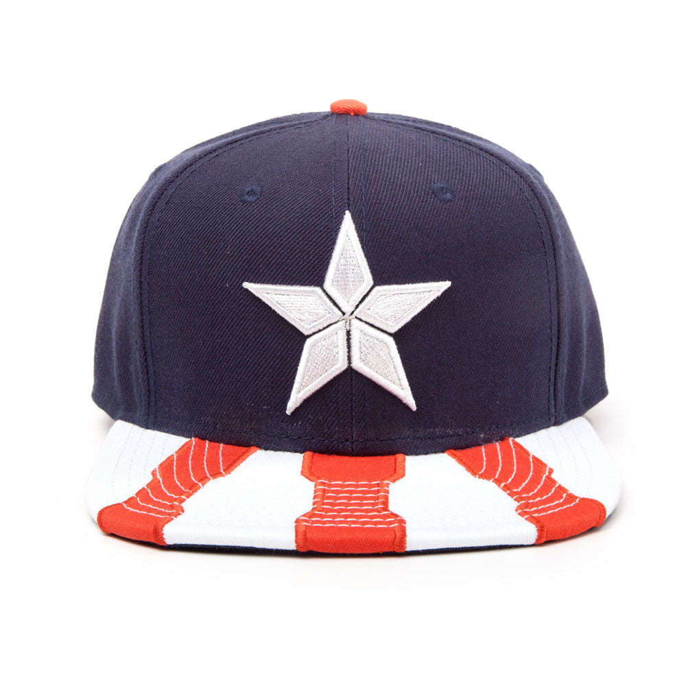 MARVEL COMICS Captain America: Civil War Main Logo Snapback Baseball Cap, One Size, Multi-Colour (SB251001CAP)