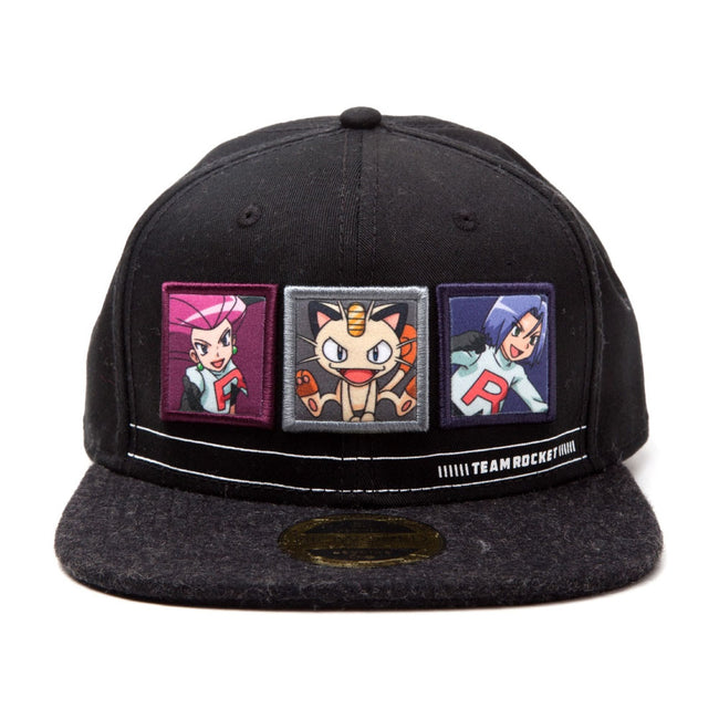POKEMON Team Rocket Snapback Baseball Cap,