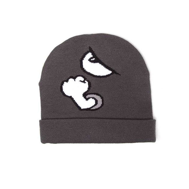 NINTENDO Super Mario Bros. Bullet Bill Cuffed Beanie, One Size, Grey (KC170200NTN)