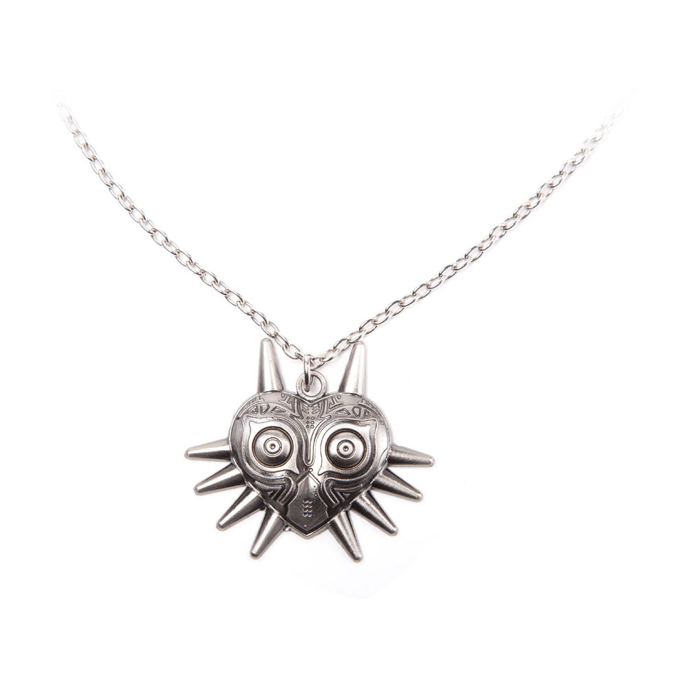 NINTENDO Legend of Zelda Majora's Mask Metal Twisted Link Chain Pendant Necklace, One Size, Silver