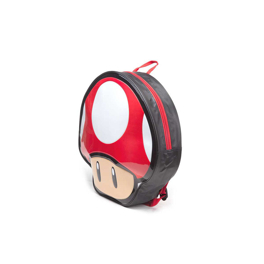 NINTENDO Super Mario Bros. Red Mushroom Shaped Backpack, Multi-colour