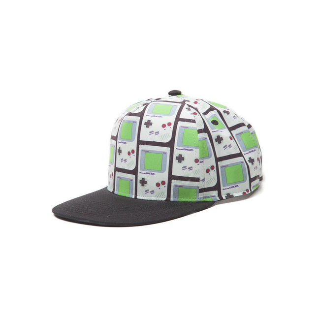 NINTENDO Gameboy All-over Print Snapback Baseball Cap, One Size, Multi-colour