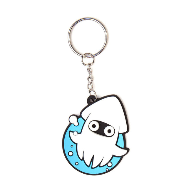 NINTENDO Super Mario Bros. Gooper Blooper Pendant Rubber Keychain, One Size, Multi-colour (KE060902NTN)