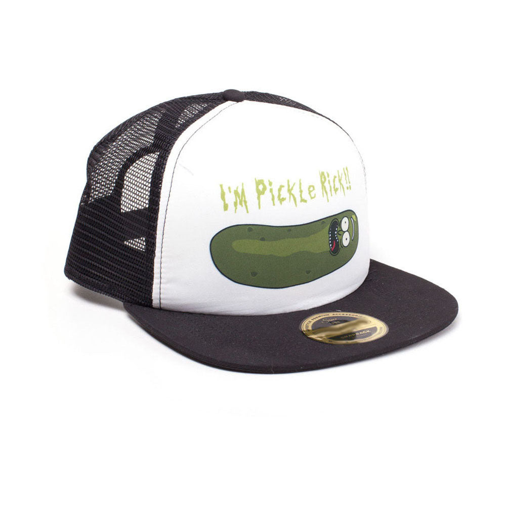 RICK AND MORTY I'm Pickle Rick Trucker Cap, Black/White (TC681162RMT)