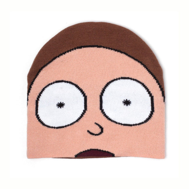 RICK AND MORTY Morty Face All-over Print Cuffless Beanie, Multi-colour (KC216588RMT)