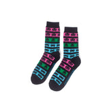 SPACE INVADERS Neon Colours Crew Socks