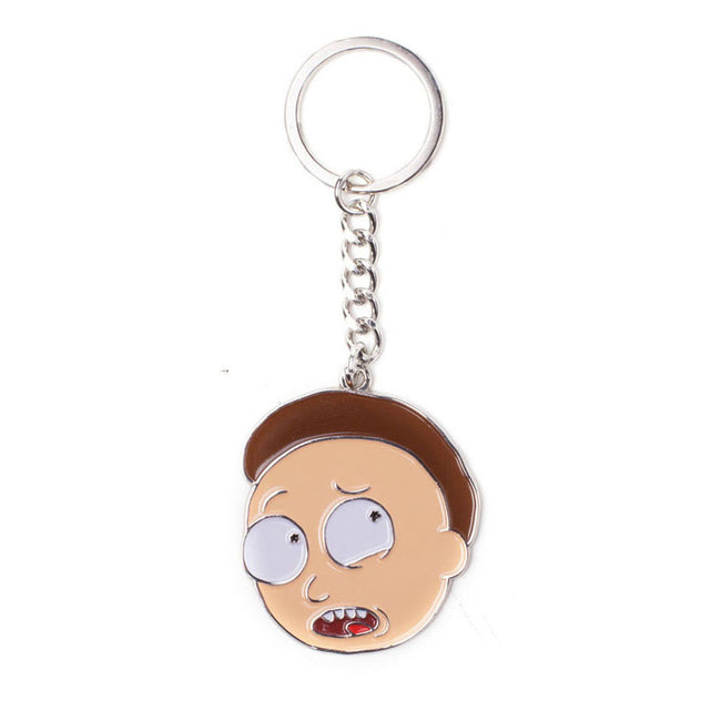 RICK AND MORTY Morty Metal Pendant Keychain, Multi-colour (KE165400RMT)