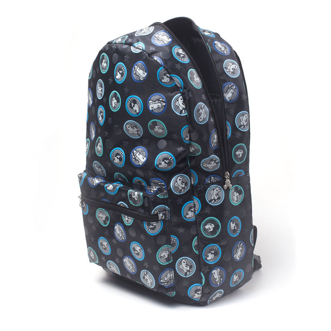 DISNEY Mickey Mouse All-over Mickey & Friends Print Backpack, Grey (BP363443MCK)