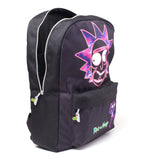 RICK AND MORTY Rick's Neon Face Print Backpack, Black (BP183874RMT)