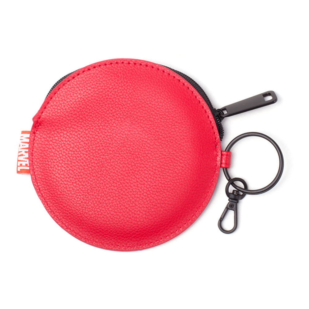 MARVEL COMICS Deadpool Face Coin Purse, Red/Black