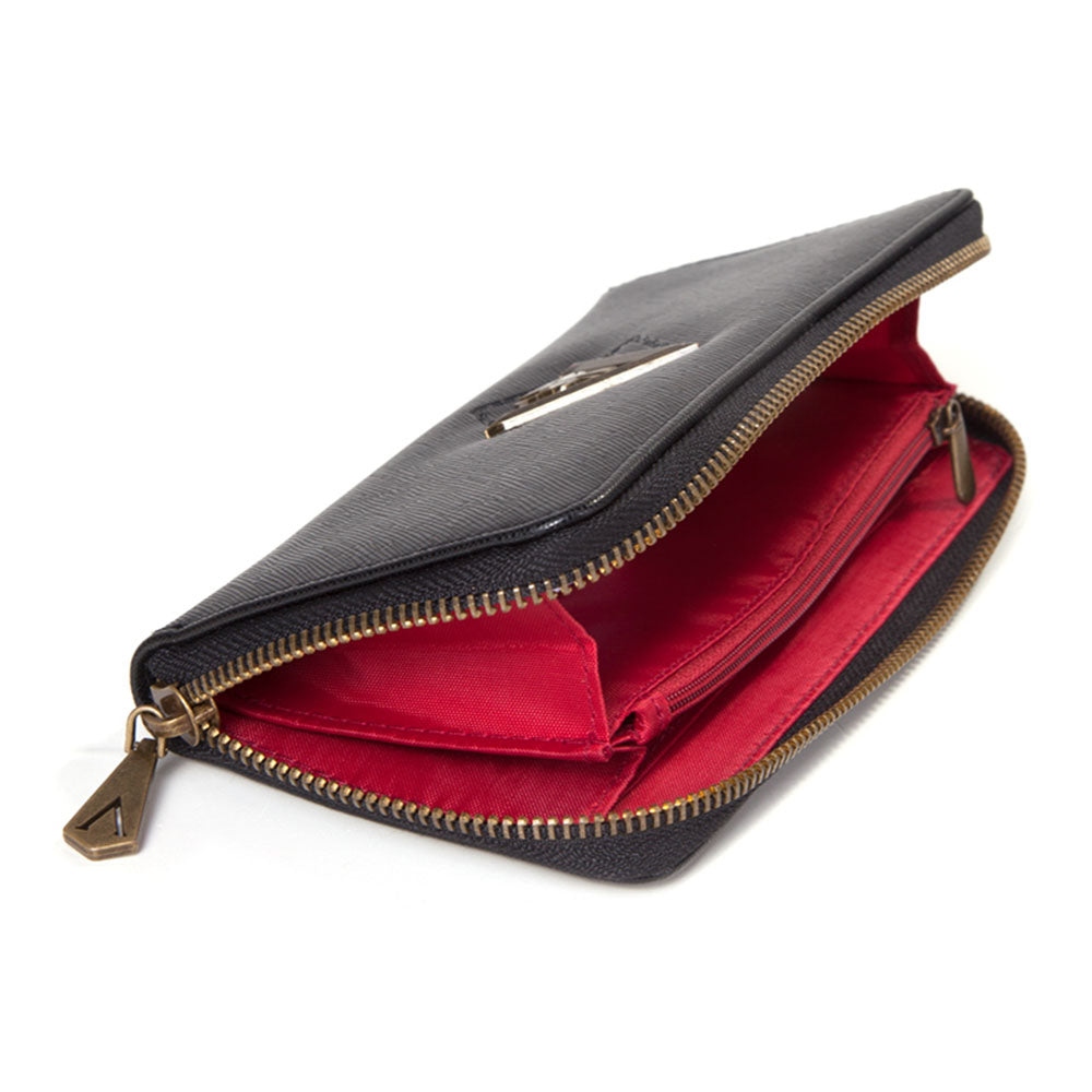 ASSASSIN'S CREED Odyssey Metal Logo Badge Premium Ladies Wallet Purse with All-round Zip