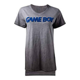 NINTENDO Gameboy 3D Logo Oil Washed fitted T-Shirt