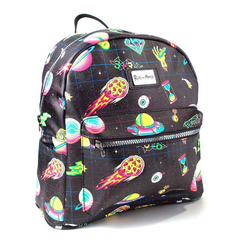 RICK AND MORTY Space Sublimation All-over Print Ladies Backpack, Female, Black (BP163277RMT)