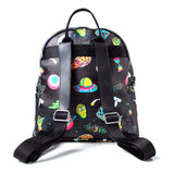 RICK AND MORTY Space Sublimation All-over Print Ladies Backpack, Female, Black (BP163277RMT)