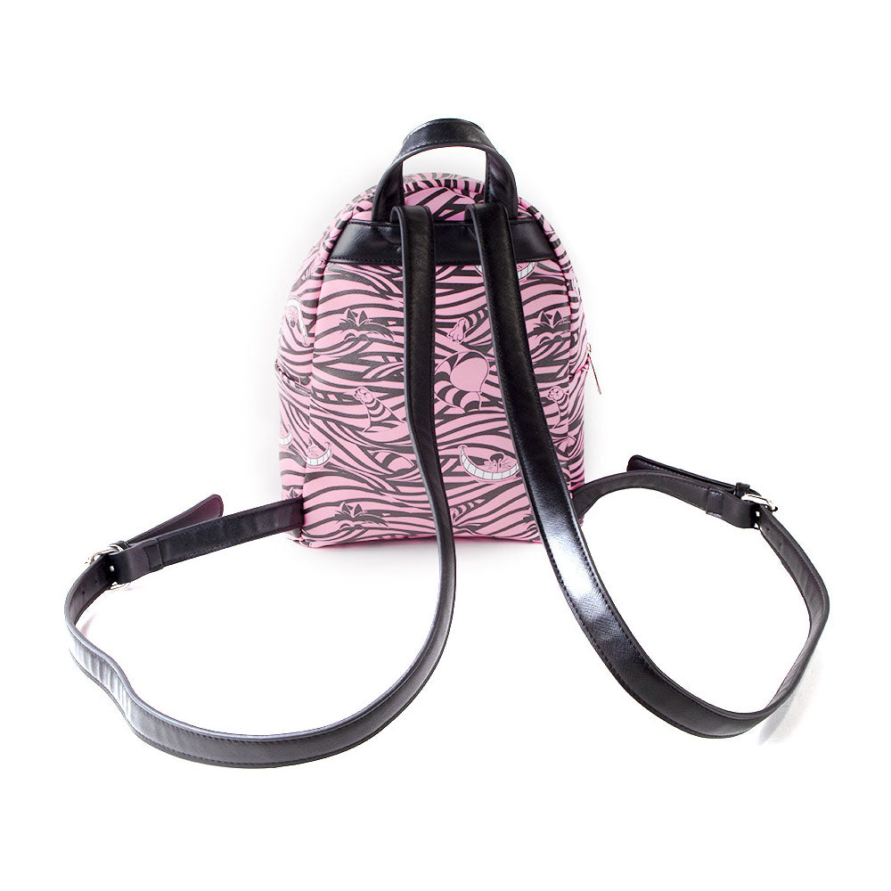 DISNEY Alice in Wonderland Cheshire Cat All-over Print Ladies Backpack, Female, Pink/Black (BP420084AIW)