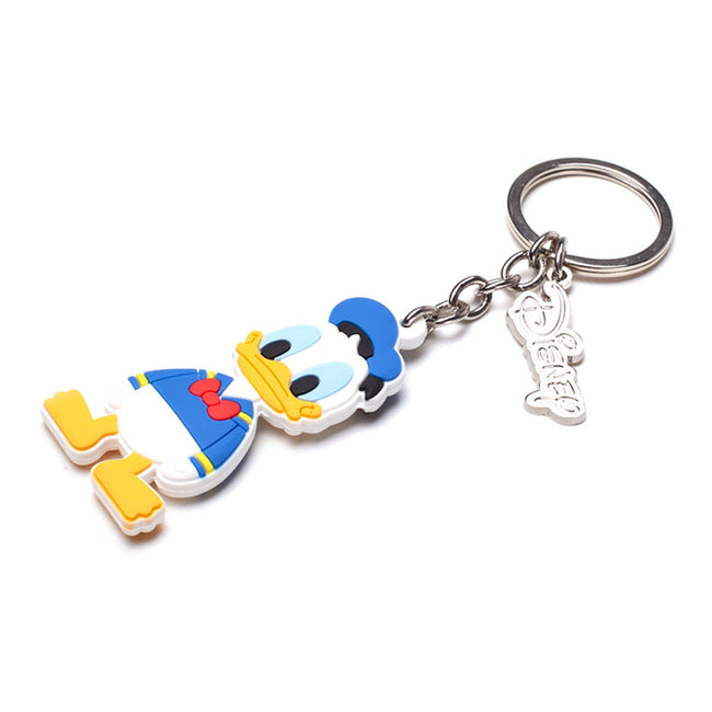 DISNEY Donald Duck Rubber Keychain, Unisex, Multi-colour (KE771574DCC)