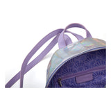 DISNEY The Little Mermaid All-over Debossed Pattern Shimmer Print Ladies Backpack, Female, Multi-colour (MP312507LMR)