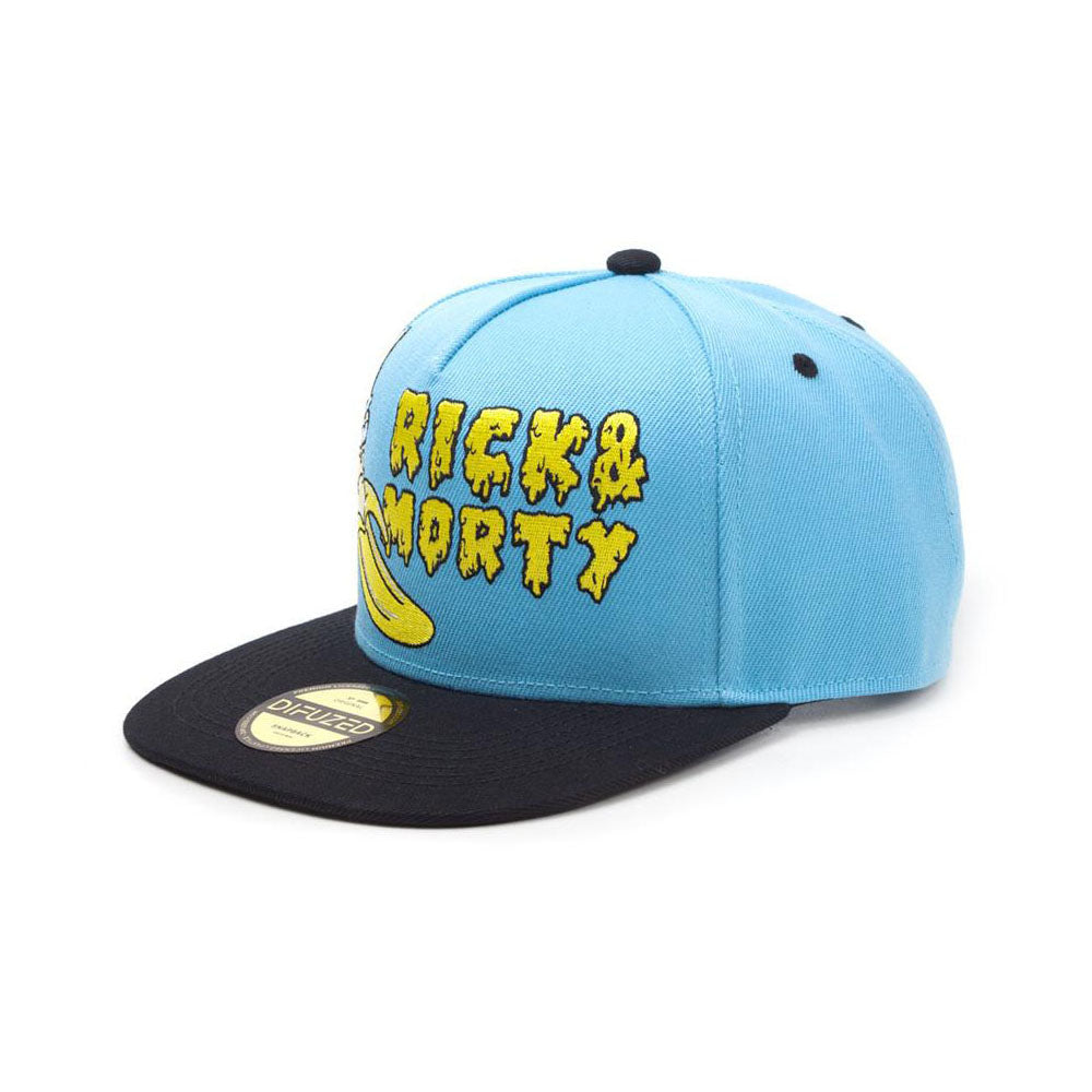 RICK AND MORTY Embroidered Banana Snapback Baseball Cap