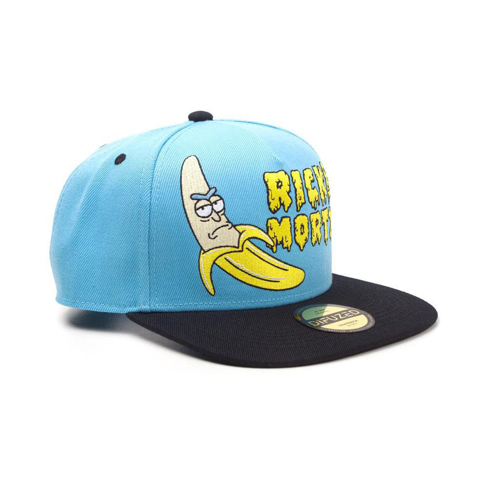 RICK AND MORTY Embroidered Banana Snapback Baseball Cap
