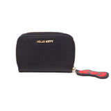 HELLO KITTY Ladies Zip Around Coin Purse, Female, Black/Red (GW665433HKT)